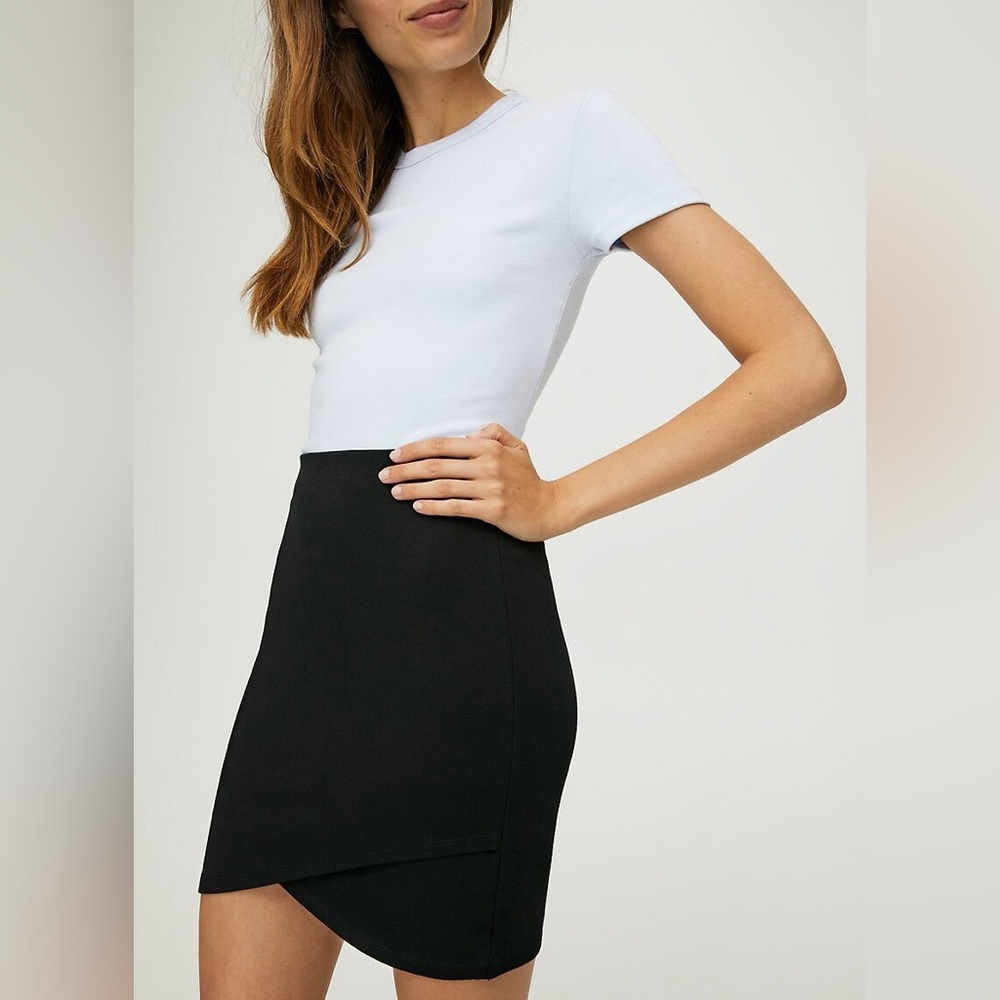 Aritzia Sunday Best primrose Black Pencil Skirt